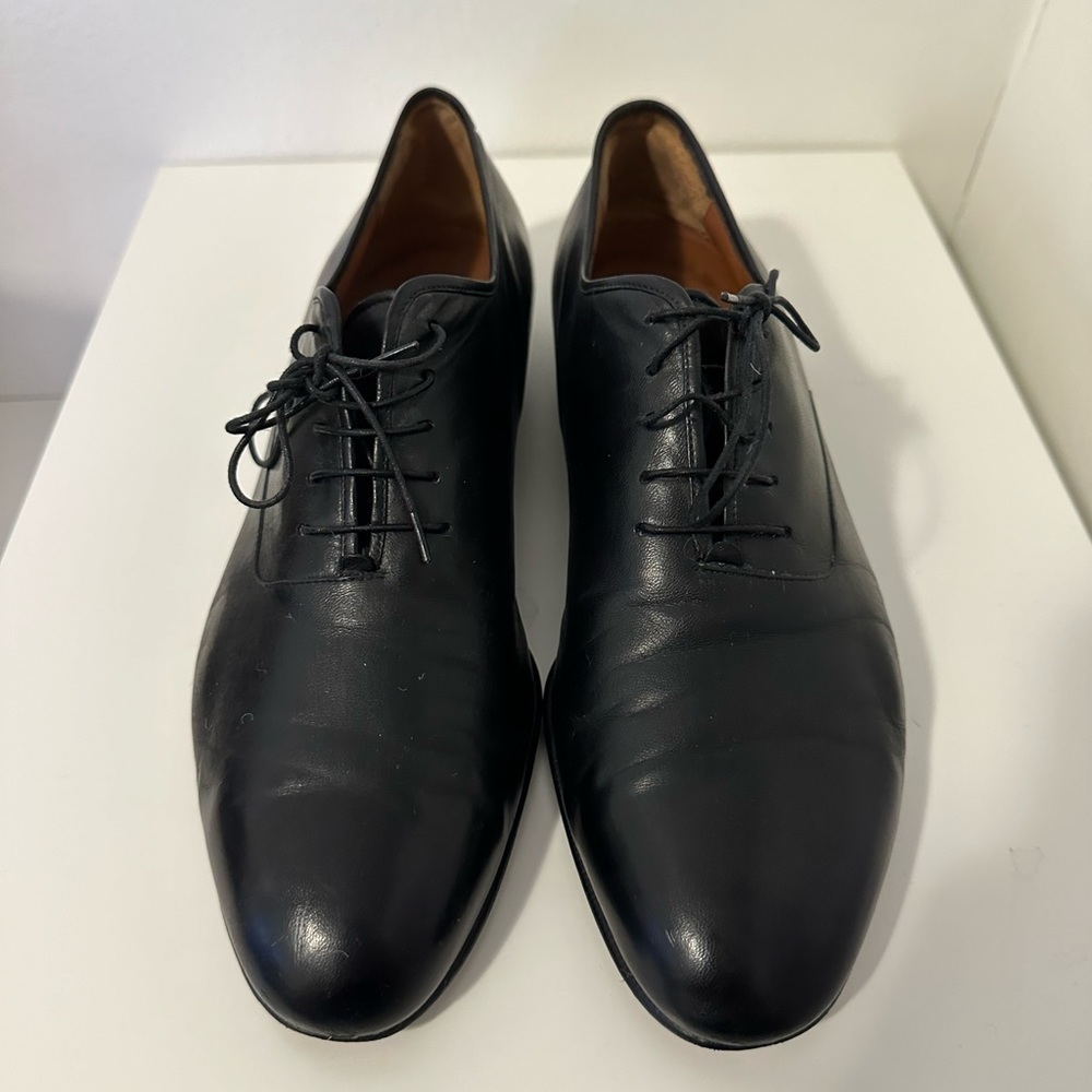 Salvatore Ferragamo Black Oxford Men’s Dress Shoe - Size 11 D